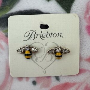 Brighton Bee Happy Post Earrings - NEW